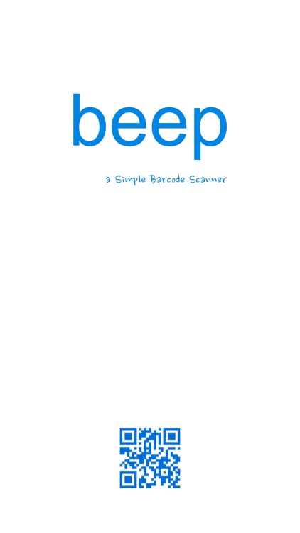 beep - a Simple Barcode Scanner