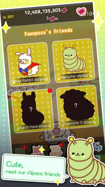 Fuwapaca in Wonderland - Alpaca Clicker game