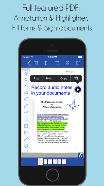 iWord Processor for Microsoft Office + PDF Professional screenshot-3