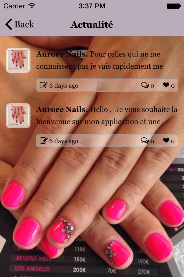 Aurore Nails screenshot 2