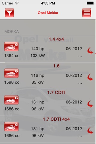 Запчасти Opel Mokka screenshot 4