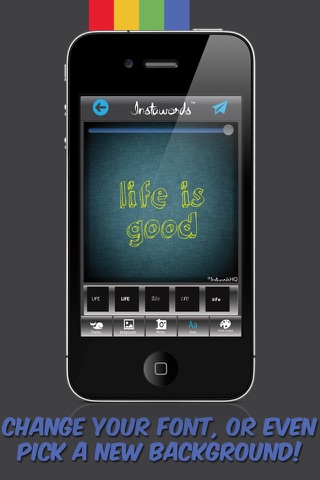 InstaWords Pro - Add Text Over Your Photos or Make Them Into Beautiful Pictures screenshot 4