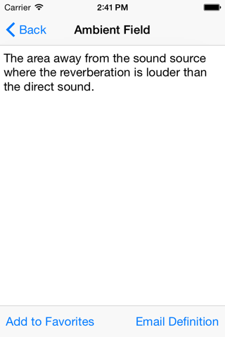 Audio Recording Terms - A Professional Glossary screenshot 2