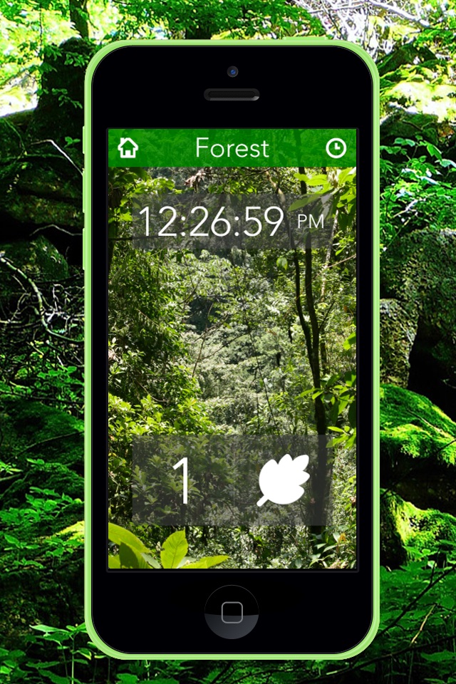 Nature Sounds Free Clockstand - Naturely screenshot 2