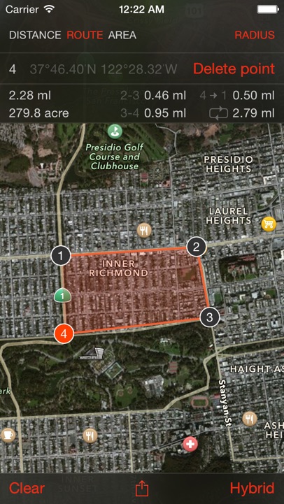 【图】Map Tools – area, distance, radius and angle measurement(截图3)