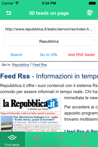 Newzzy - your favorites news and RSS feeds always with you! screenshot 2