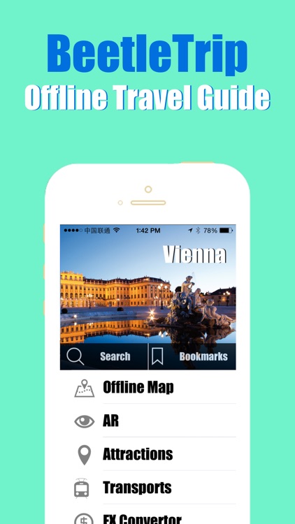 Vienna travel guide and offline city map, Beetletrip Augmented Reality Vienna Metro Train and Walks