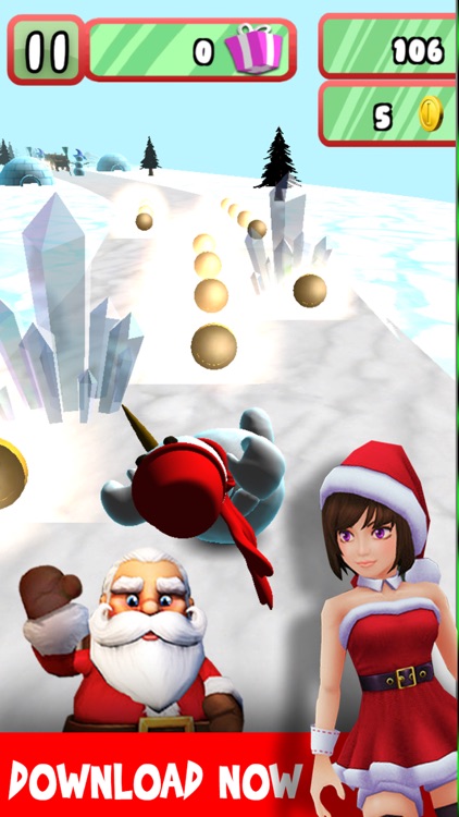 3D Snowman Run & Christmas 2014 Racing - Frozen Running and Jump-ing Games For Kids (boys & girls) screenshot-4