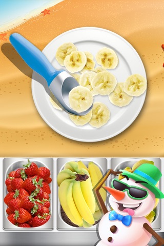 Snowman Summer Vacation - Beach Food screenshot 2