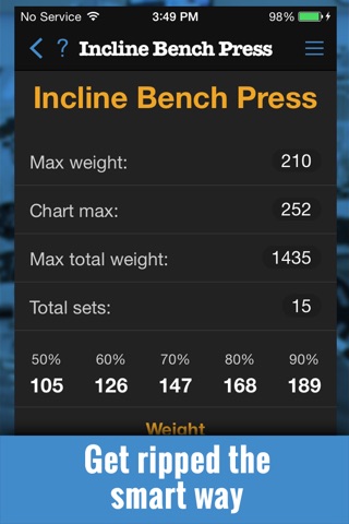 MaxLift Weight Lifting Tracker App screenshot 2