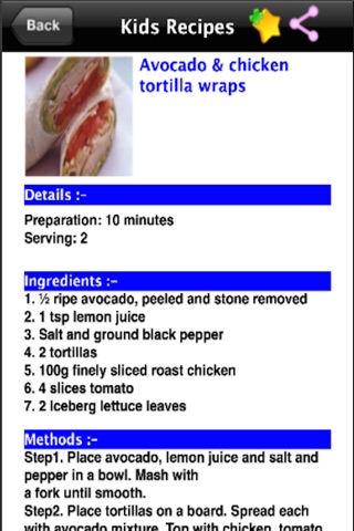 Kids Healthy Recipes Ultimate screenshot 4