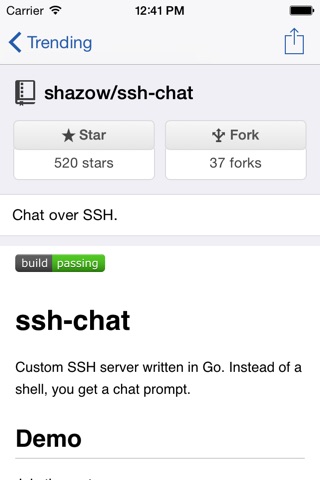 Git Up - What's Hot on GitHub screenshot 2