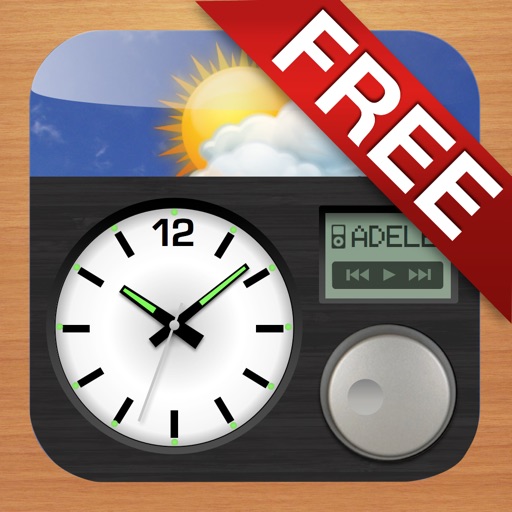 Alarm Clock & Weather HD (Free) - Digital Night Stand for iPad icon