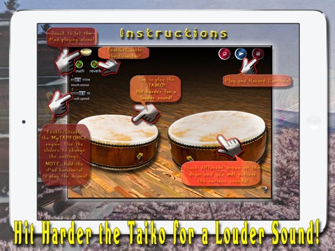 i Play My Japanese Drums HD screenshot 4