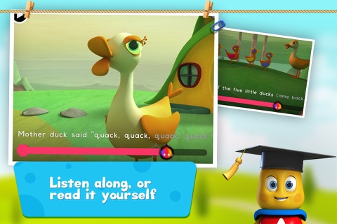 5 Little Ducks: Children's Nursery Rhyme screenshot 2