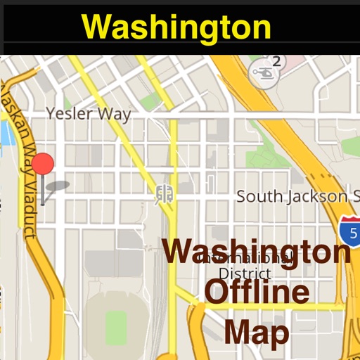 Washington/Seattle Offline Map & Navigation & POI & Travel Guide & Wikipedia with Traffic Cameras Pro icon