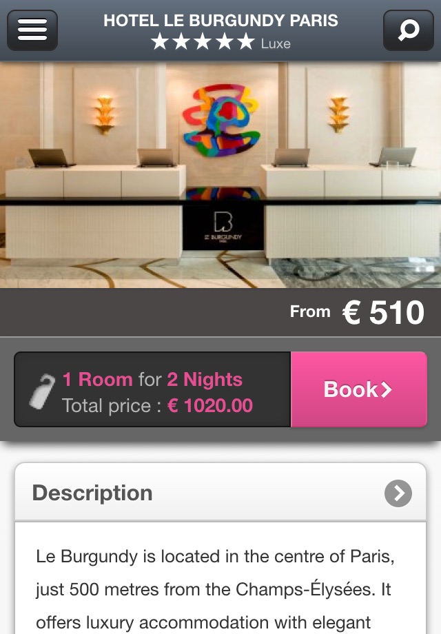 Prestigia.com - Boutique, Design and Luxury Hotel Bookings screenshot 3