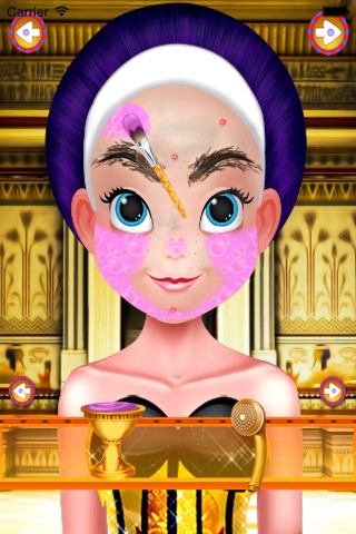 egypt princess makeup - egypt games screenshot 3