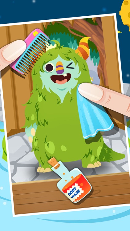 My Little Monster Care Salon: Bath & Dress Up Toddlers Training Game