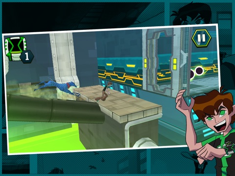 Подземная погоня — аркадная игра по мультфильму «Бен 10: Омниверс» на iPad