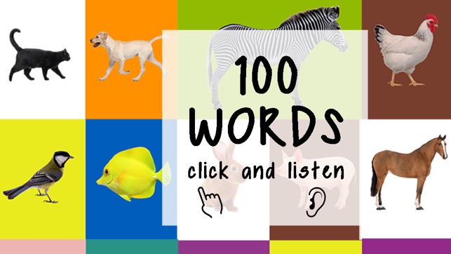 100的第一句話 兒童遊戲 學習英語 學習 英語 英語遊戲 英語單詞 本書動物