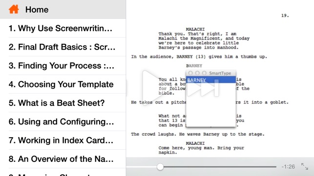 Introduction to Screenwriting For Final Draft(圖2)-速報App
