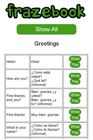 Learn Spanish with Frazebook screenshot 4