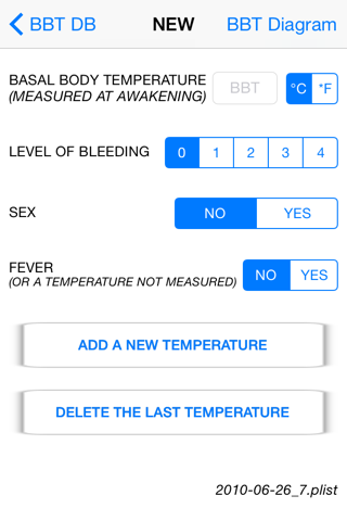 Basal Body Temperature Calc. screenshot 2