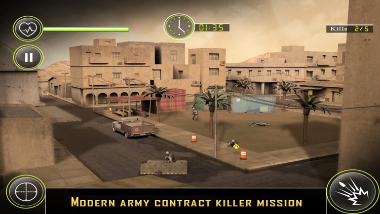 Modern City Sniper Mission 3D - Army Contract Killer Encounter & Assassin Terrorists