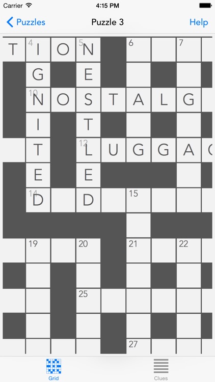 Four Down: Beautiful Crosswords