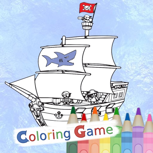 Coloring Book For Kids - Jake Neverland Pirates Version