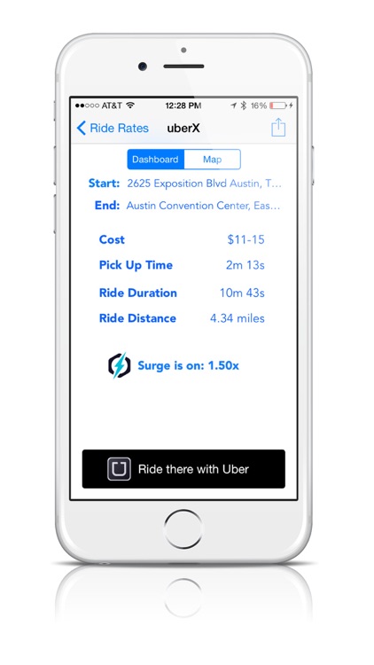 Ride Rates for Uber and Lyft by Daniel Simons