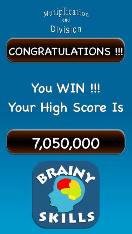 Brainy Skills Multiplication and Division screenshot-4