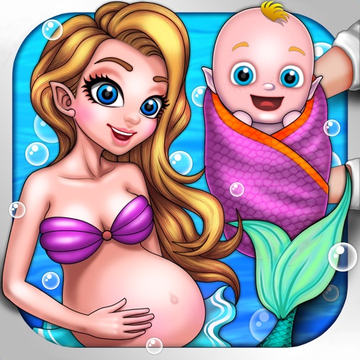 Mermaid's Newborn Baby Doctor - kids game & new baby iOS App