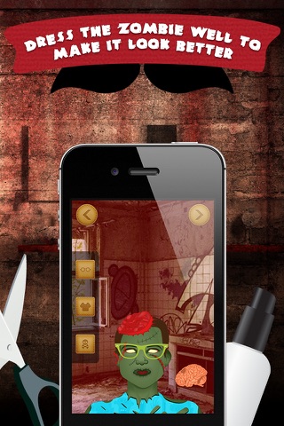 Spooky Zombie Barber Lite screenshot 3