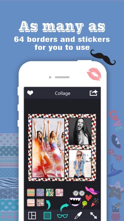Photo Collage Master Pro - Frame Maker, add Stickers & Portrait Sketch Effects on pic