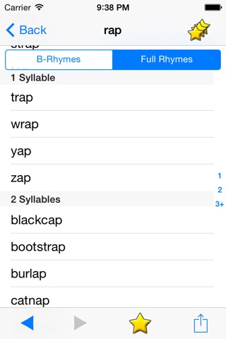 B-Rhymes Dictionary Pro screenshot 4