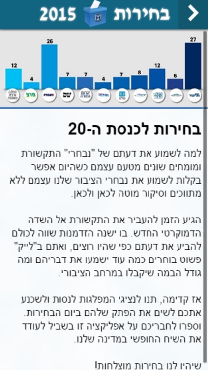 בחירות לכנסת ה-20 ישראל