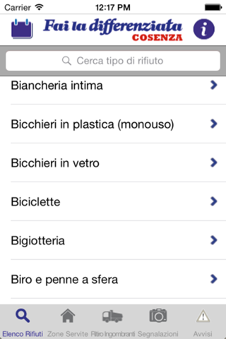Fai La Differenziata - Cosenza screenshot 2