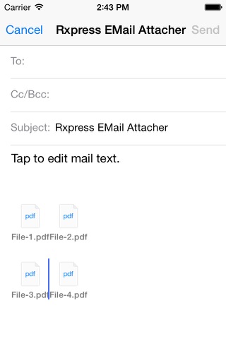 RXpress EMail Attacher screenshot 4