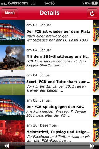FCB Live Radio - die Radio App für Fans des FC Basel 1893 screenshot 2
