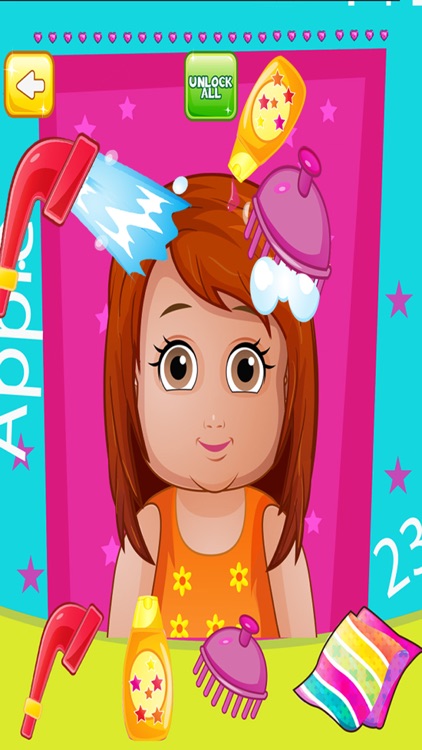 Cute Baby Hair Salon FREE- Super fun beauty dress up game for girls