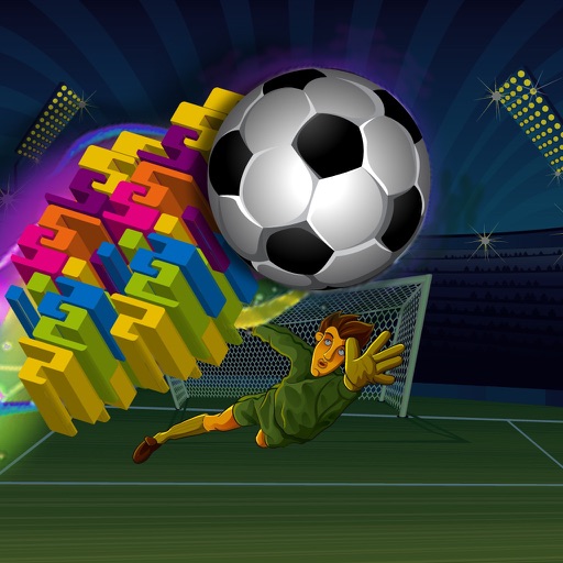 Addictive Blocks : Break Temple Of Soccer iOS App