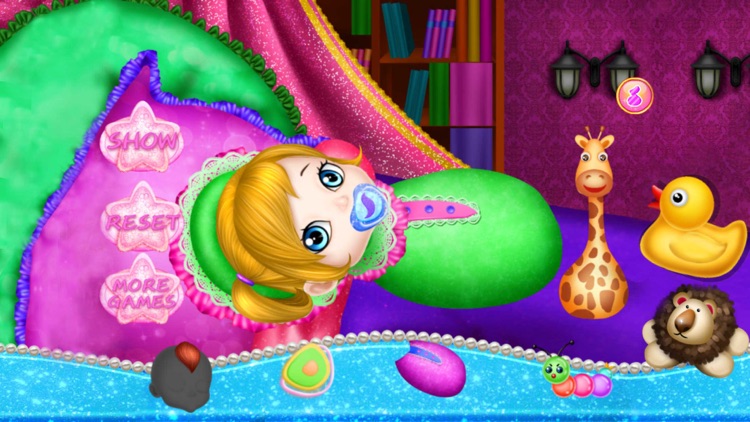 Mommy's New born Baby Care:My little girl sister for kids doctor game screenshot-4