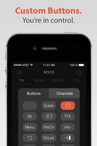 Roco - Remote control and keyboard for your Samsung or LG Smart TV screenshot 3