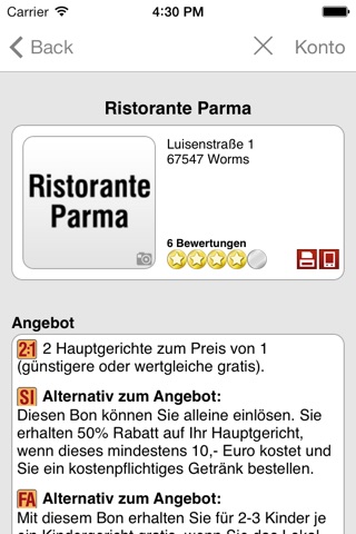 Mobile-Gutscheine.de screenshot 4