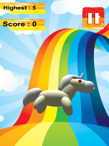 3D Unicorn Rainbow King-dom Juggle Safari Liteのおすすめ画像1