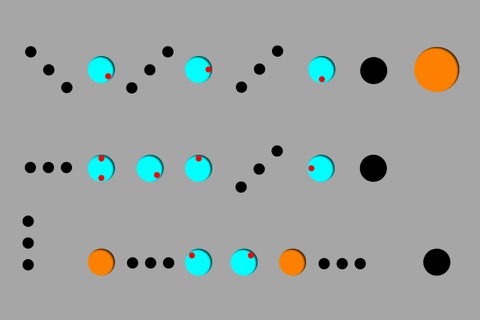 LINE OF BLEC: Black Dots and Color Blek Circles! screenshot 3