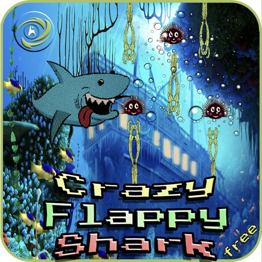 Crazy Flappy Shark Icon