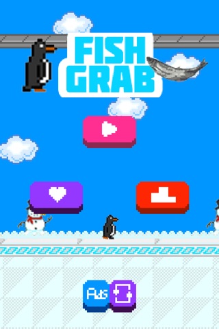 Power penguin, grab the fish! screenshot 2